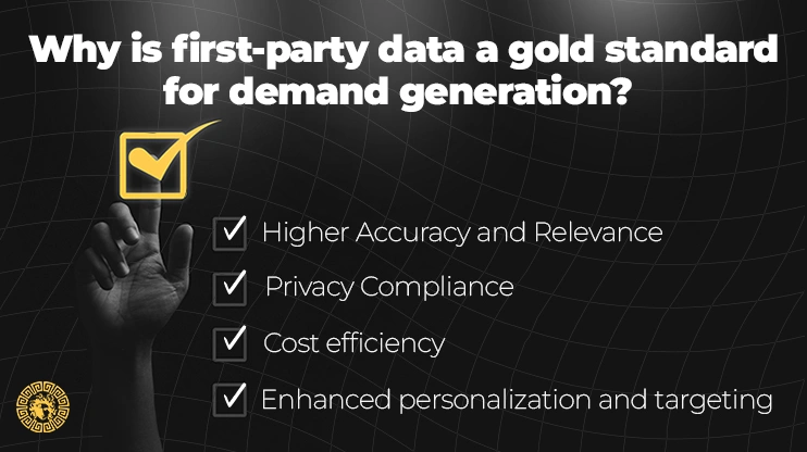 Why is first-party data a gold standard for demand generation